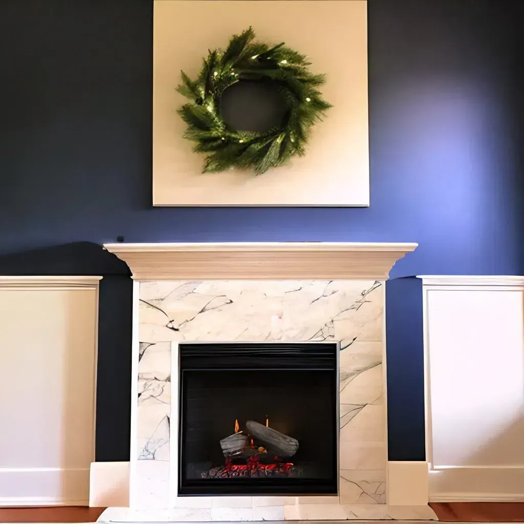 Santa Ana fireplace mantel shelf