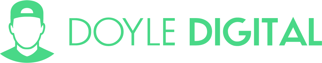 Doyle Digital, LLC logo in all green