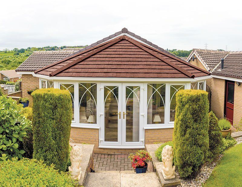 Victorian conservatory featuring lightweight tiled roof