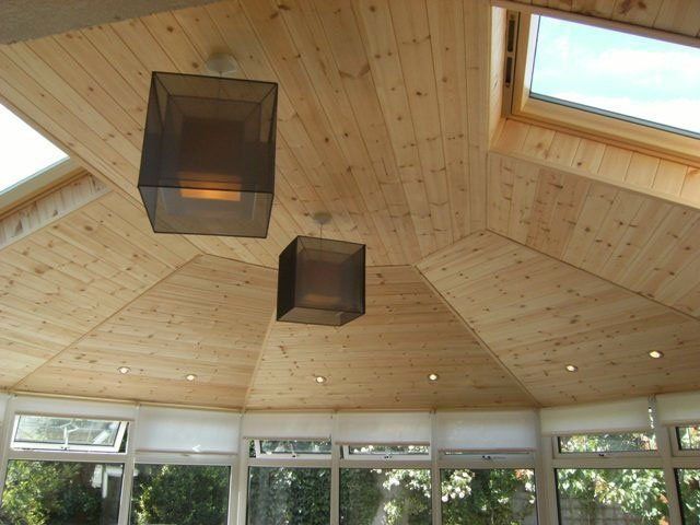 Glass roof converted to liveable space