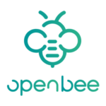 Un logo pour une entreprise appelée openbee avec une abeille dessus.