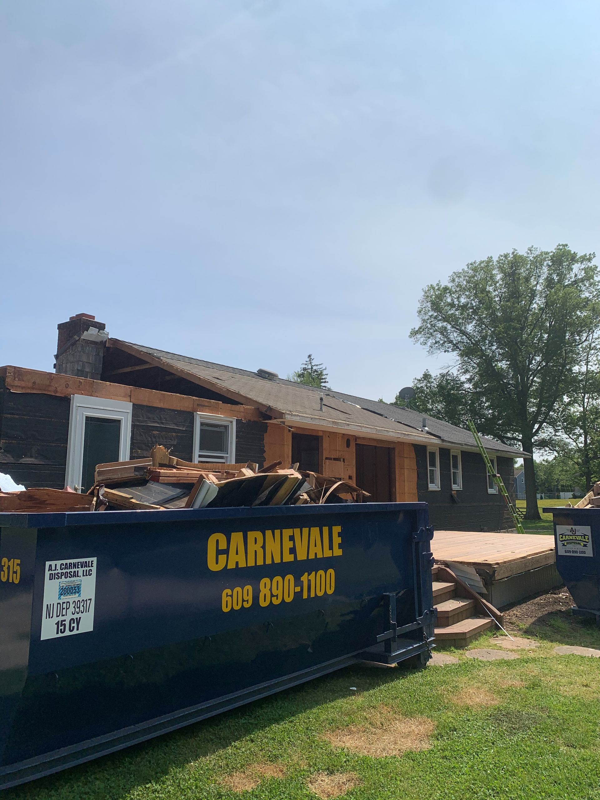 Huge dumpster — Hamilton Township, NJ — AJ Carnevale Disposal