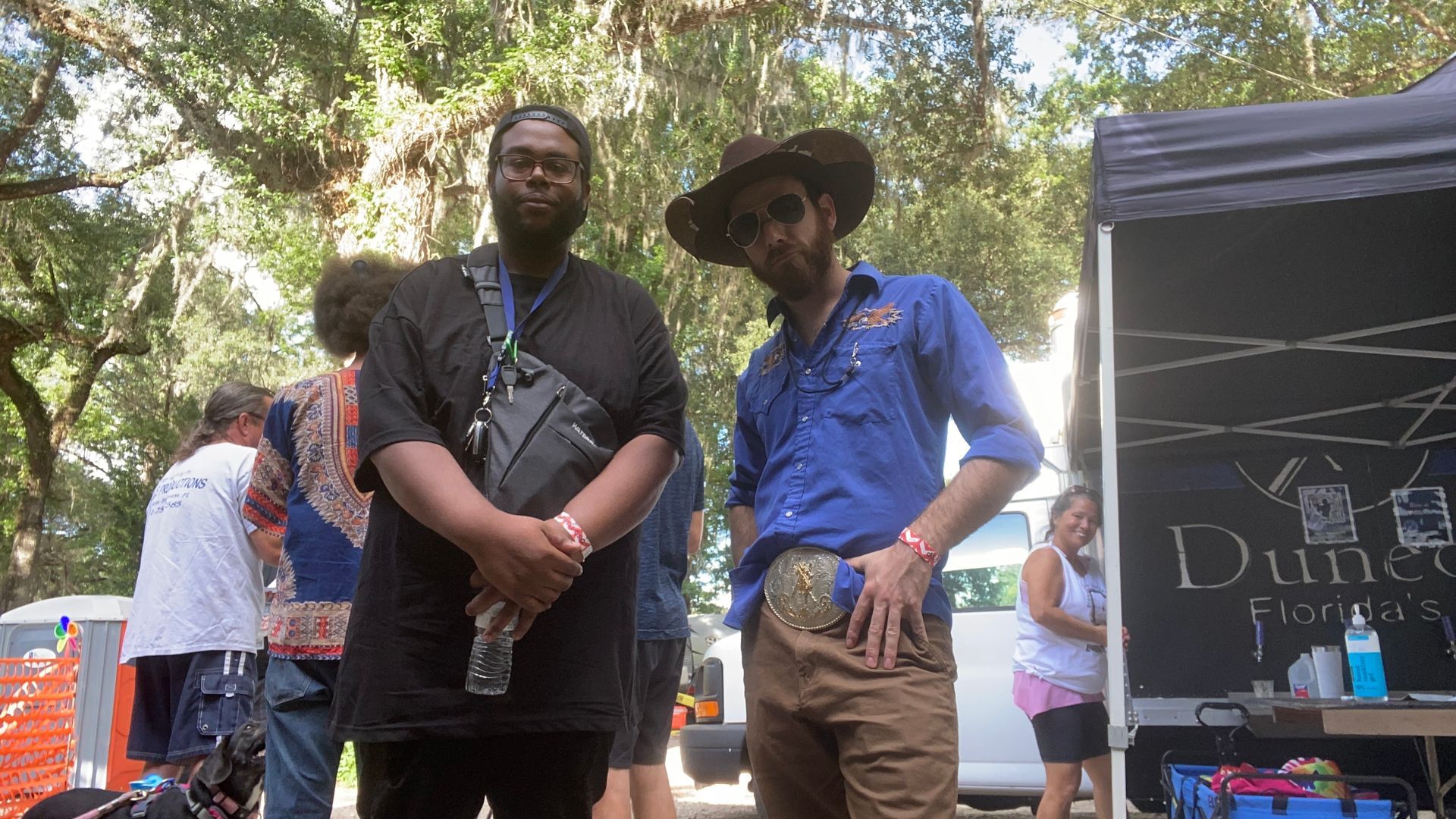 JR Williams with fan