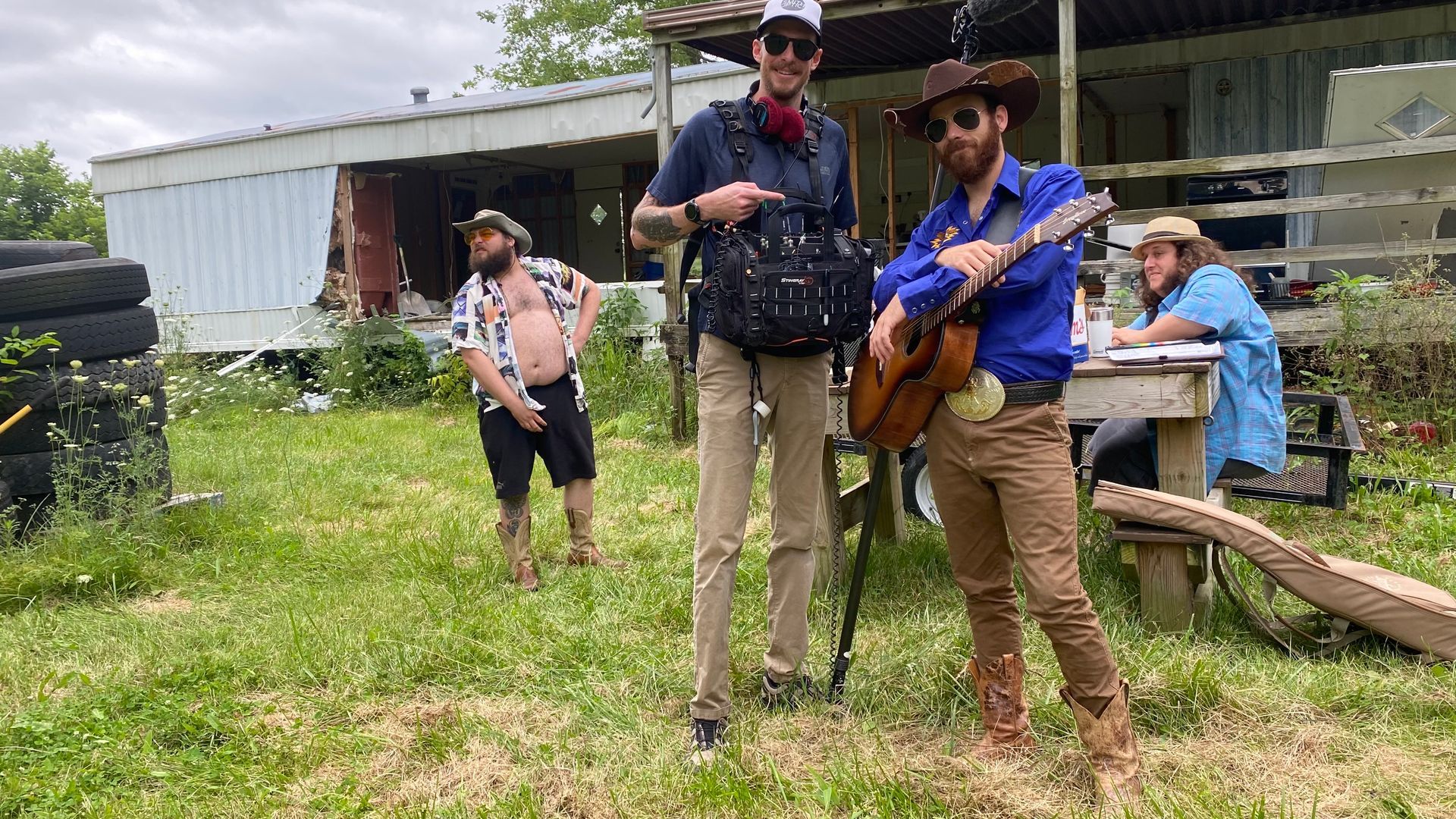 JR Williams with fan