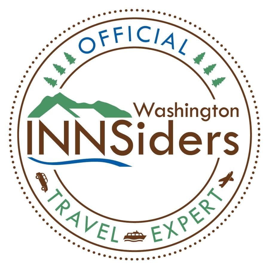 A logo for the official washington innsiders travel expert