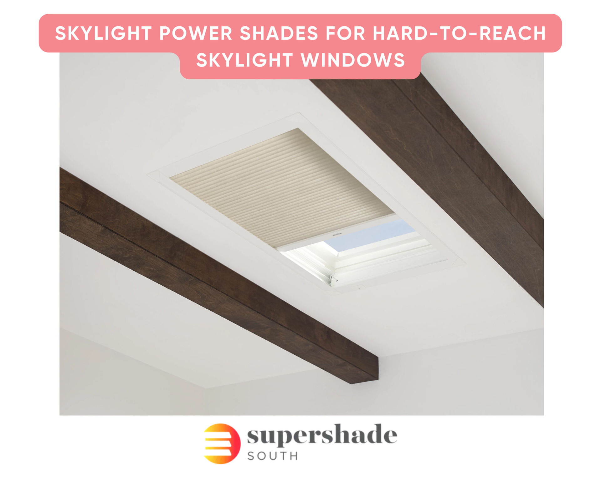 Hunter Douglas Duette® Cellular Shades on a skylight near Fort Lauderdale, FL. 