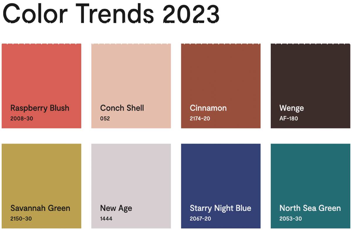 Benjamin Moore Color Trends 2023 Palette, Color of the Year 2023 near Fort Lauderdale, Florida (FL)