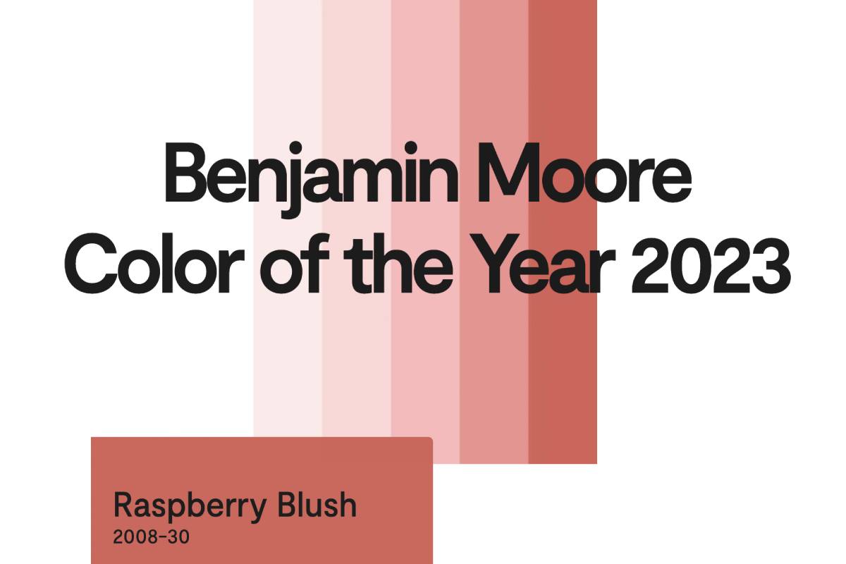 Benjamin Moore Color of the Year 2023 Raspberry Blush 2008-30 near Fort Lauderdale, Florida (FL)