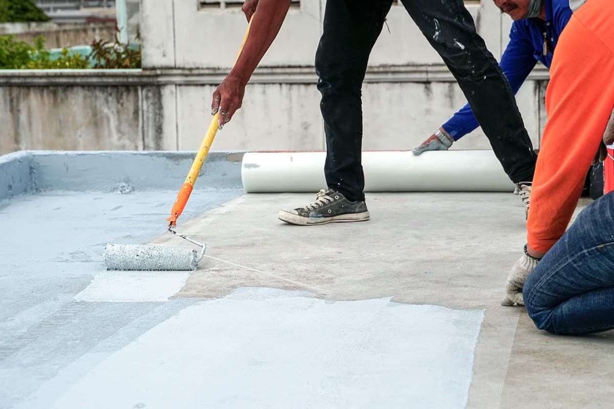 Benjamin Moore Floor and Patio Paint on a patio near Fort Lauderdale, Florida (FL)