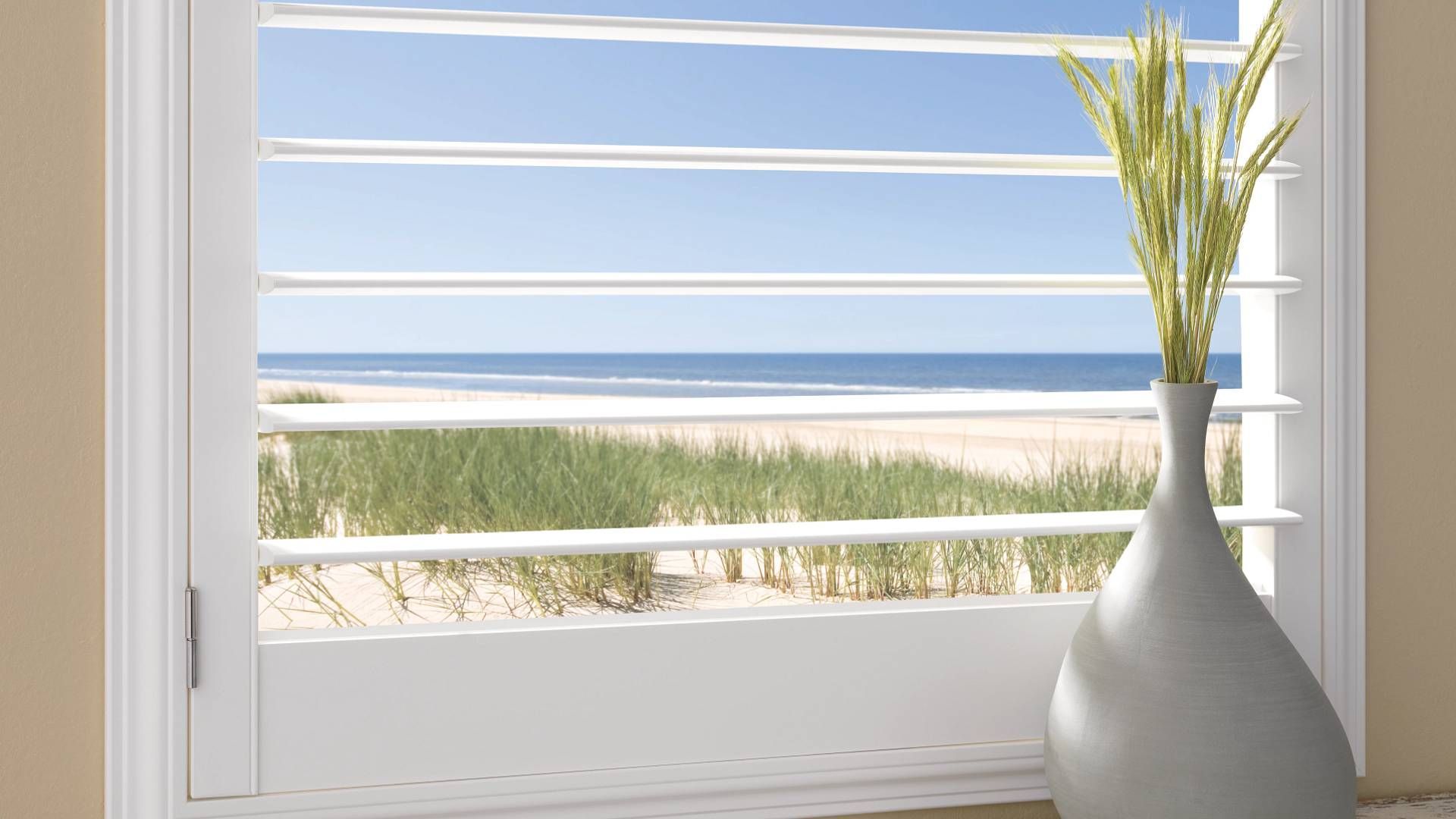 Hunter Douglas Palm Beach™ Polysatin™ Vinyl Shutters near Fort Lauderdale, Florida (FL)