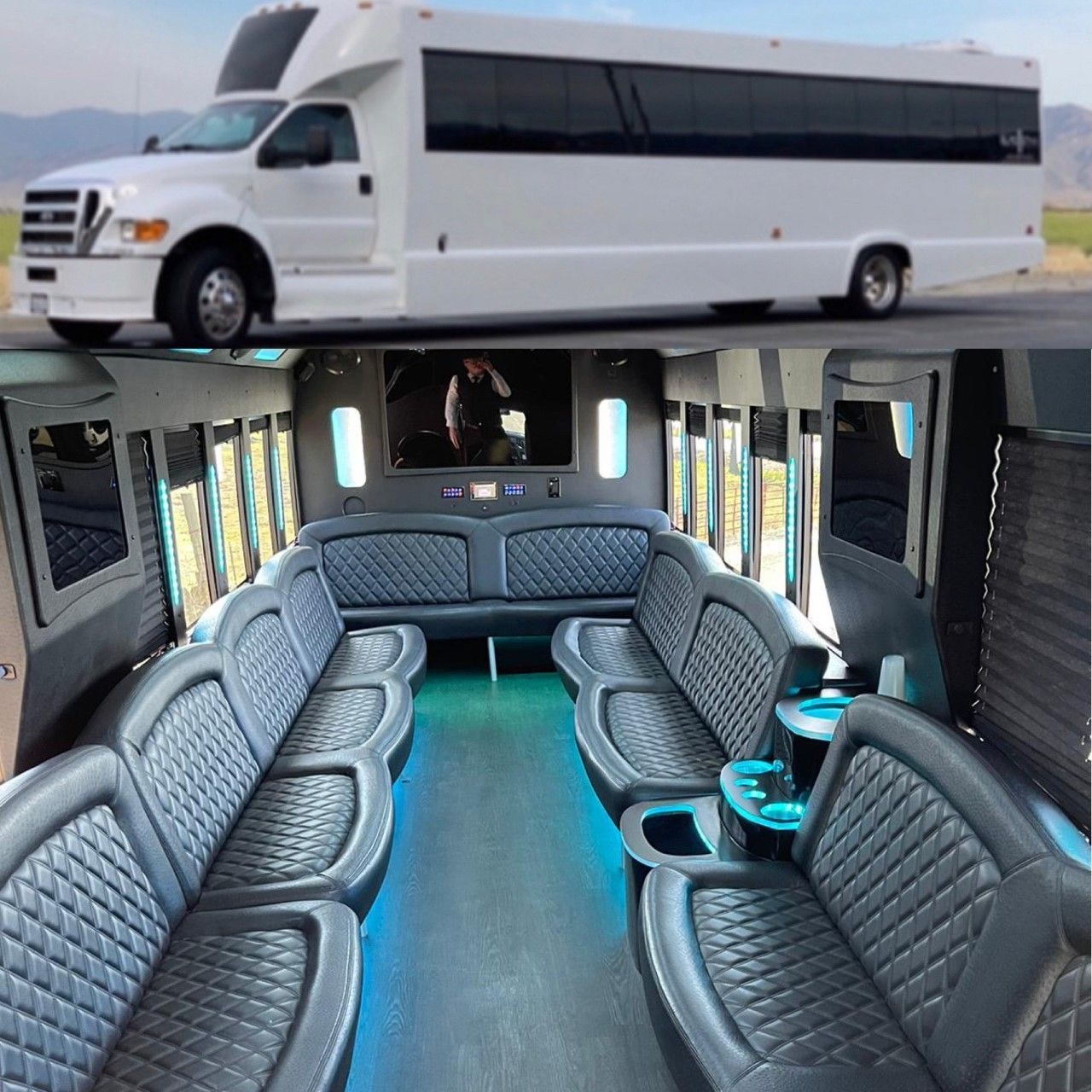 24 Passenger Limo Bus — Ceres, CA — Rock Star Luxury Limos LLC