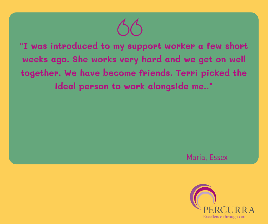 i was introduced to my support worker a few short weeks ago .