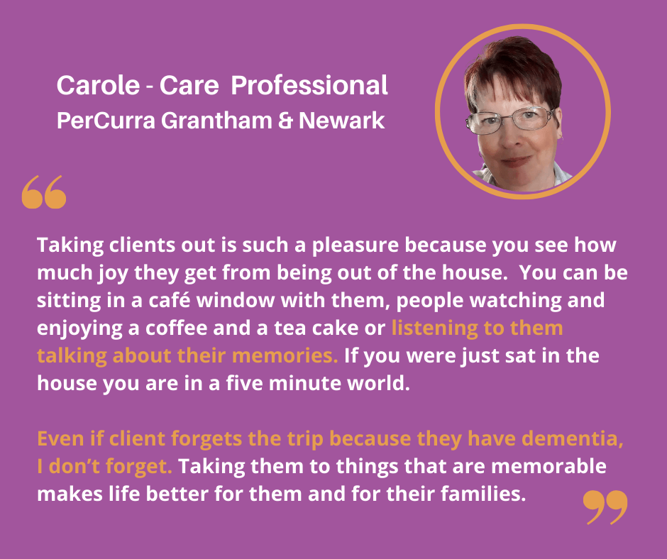 a quote from carole care professional percurra grantham & newark