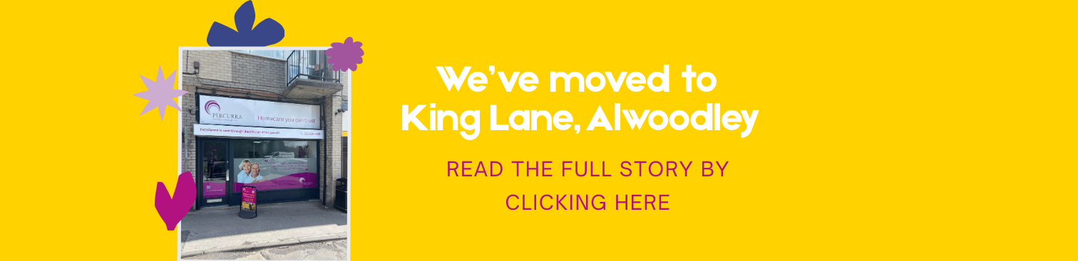Yellow banner with text 