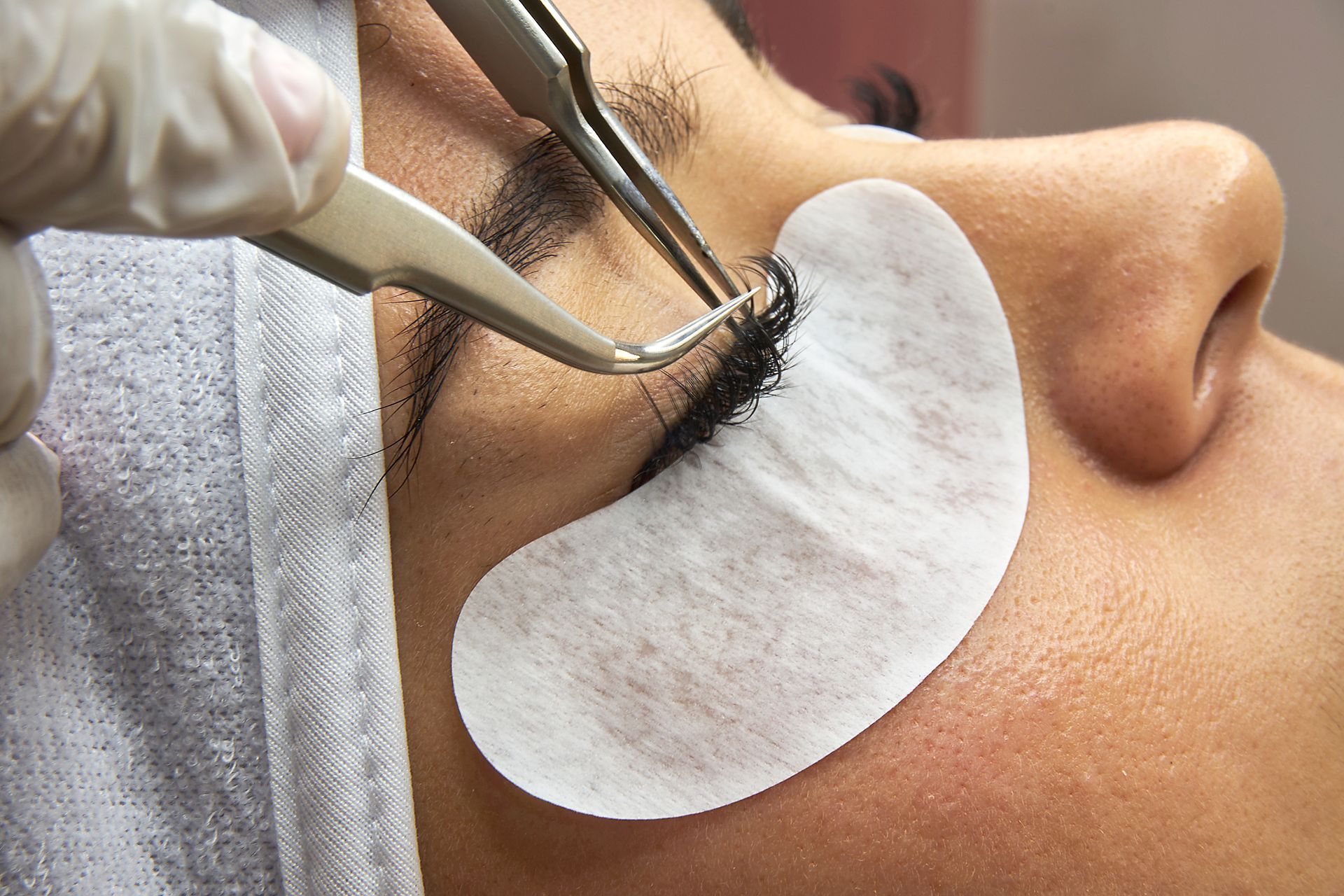 extensiones de pestañas
