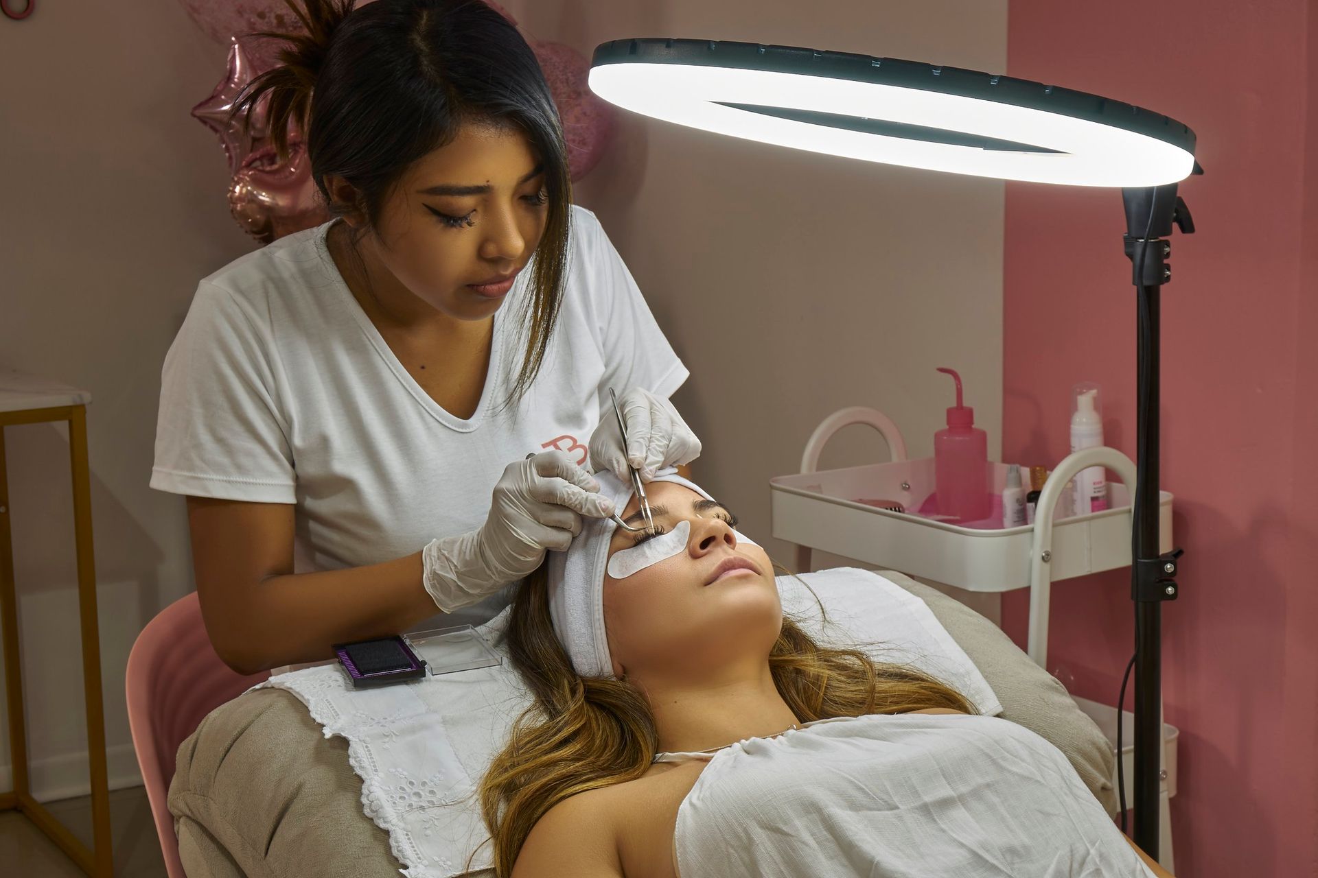 extensiones de pestañas