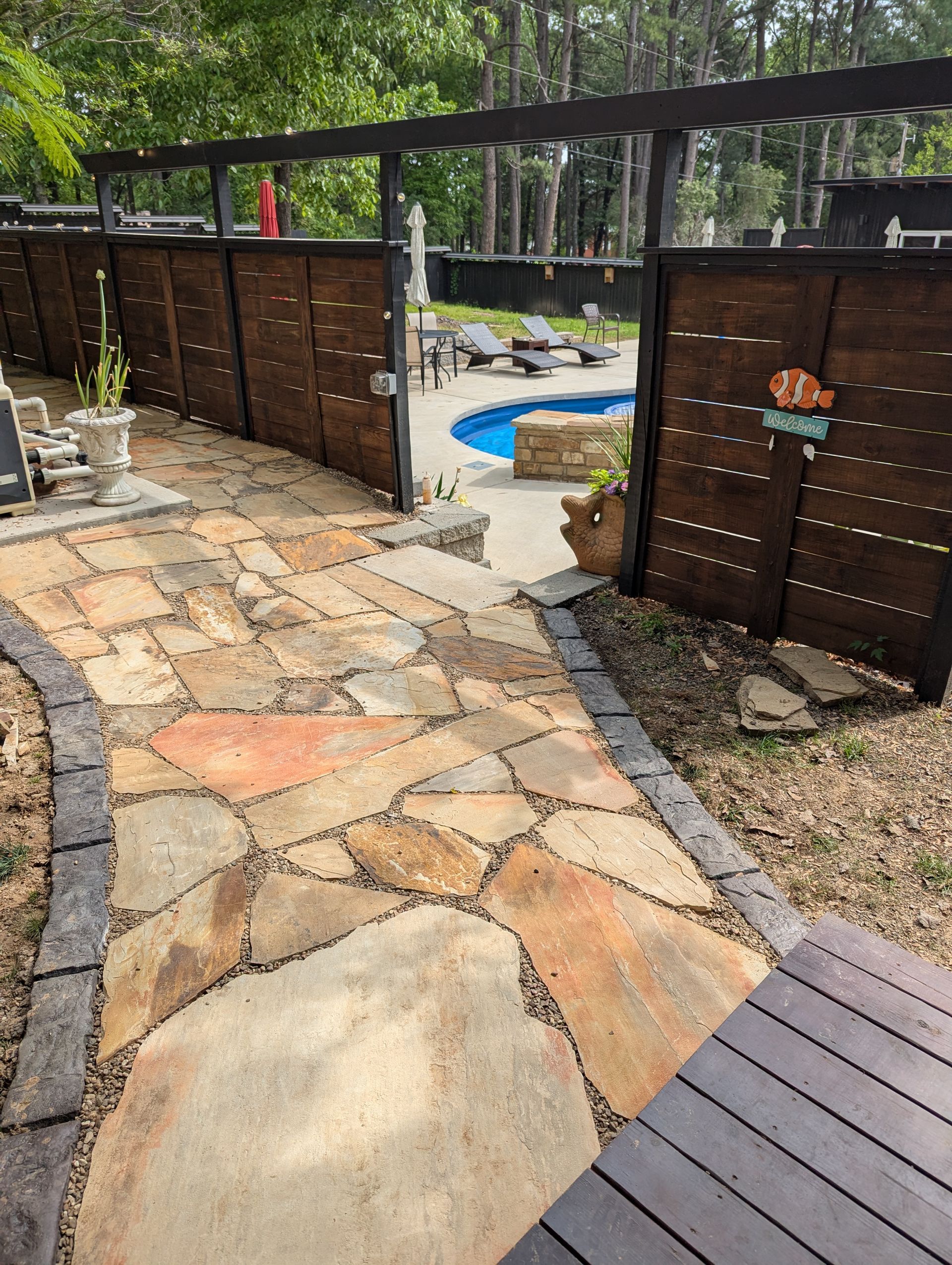 Pope County The Curb Guy MrCurber Curb Edging Stone Mulch Arkansas 