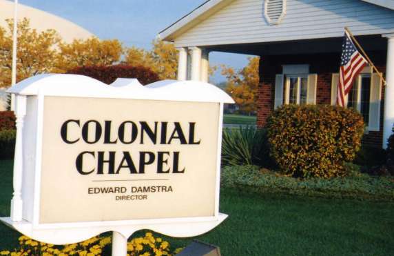 Colonial Chapel Funeral Home & Crematory Signage