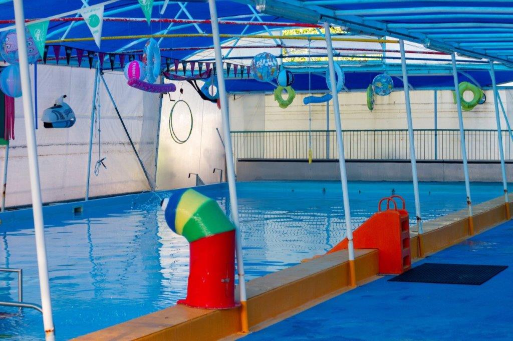 Pool with Hanging Floaties — Swim in Rockhampton, QLD