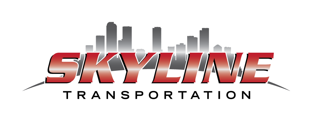 skyline transportation logo commerce city colorado truck hauling and professional drivers