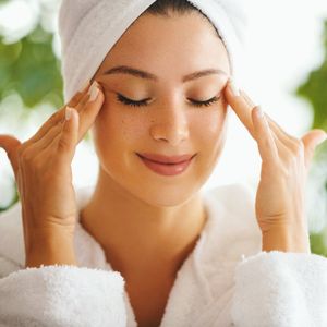 Woman After Facial Massage — Florence, AL — Oasis Day Spa & Salon