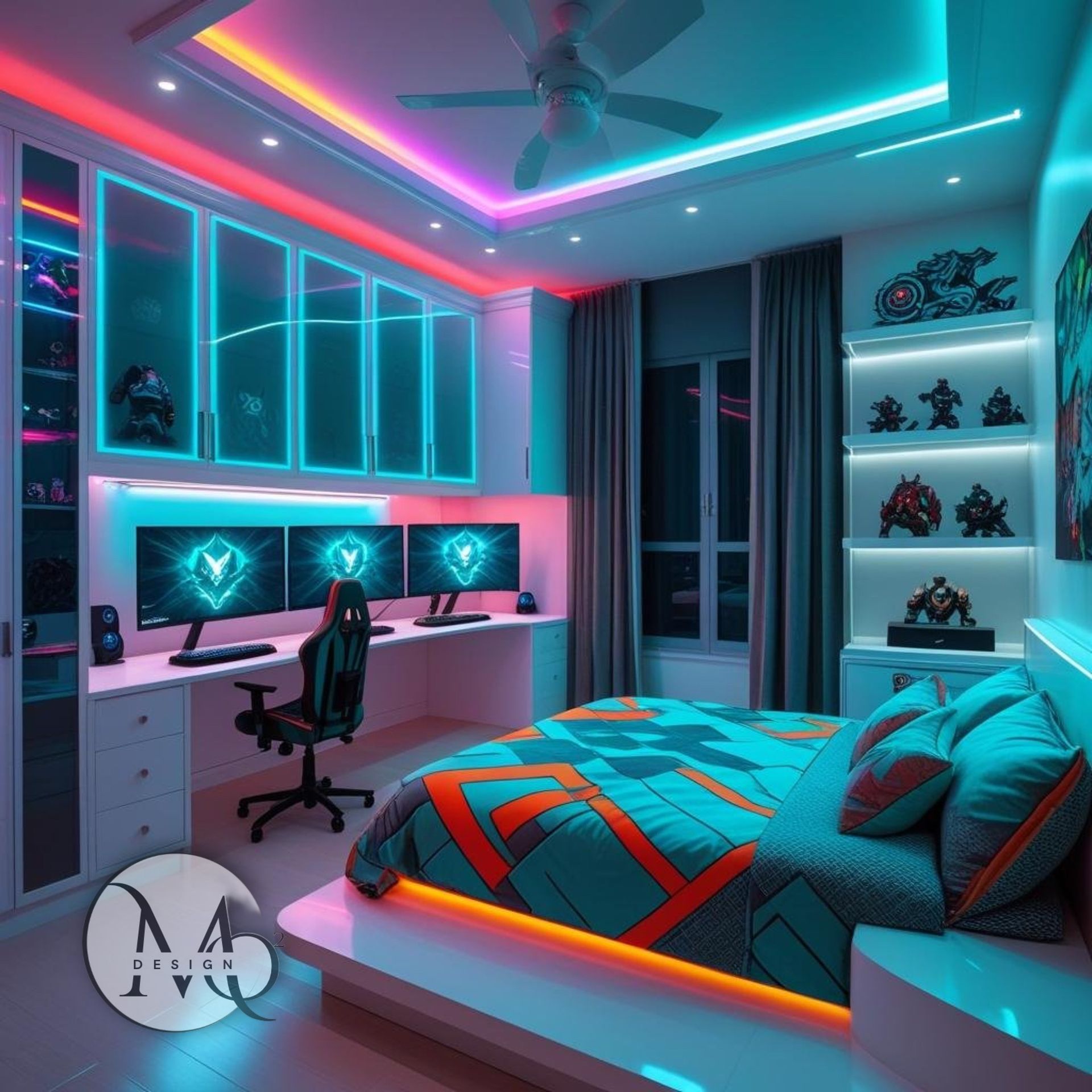 Modern flat refurbishment in Uxbridge with bright and spacious layout