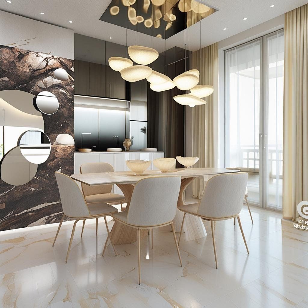 Contemporary kitchen renovation by More2Design featuring gold fixtures