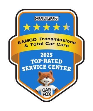 Carfax badge: AAMCO Transmissions & Total Car Care: 2025 Top-Rated Service Center