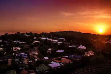 An Aerial View of a Sunset Over a Residential Area — Core Pest Management in Bli Bli, QLD