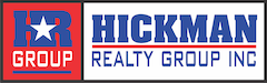 Logo: HR Group with a star, Hickman Realty Group Inc. in blue and red.
