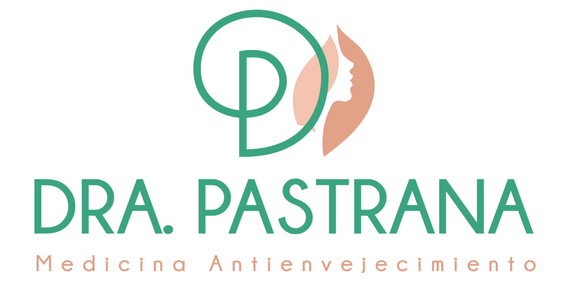 Un logo para una doctora llamada dra. pastrana