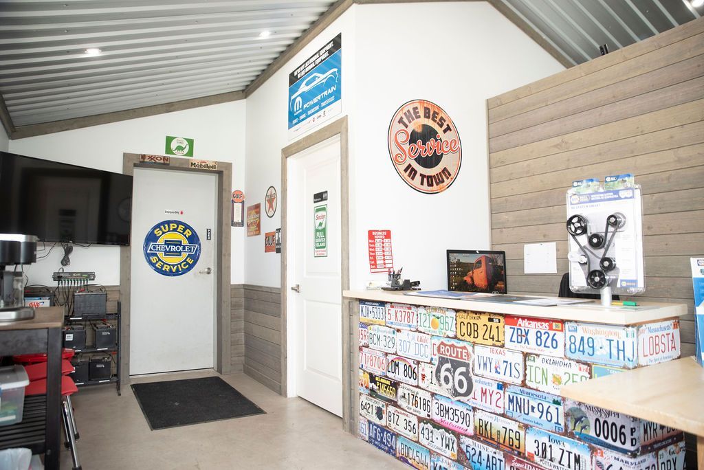 around the shop at Orcutt Automotive in Corpus Christi, TX