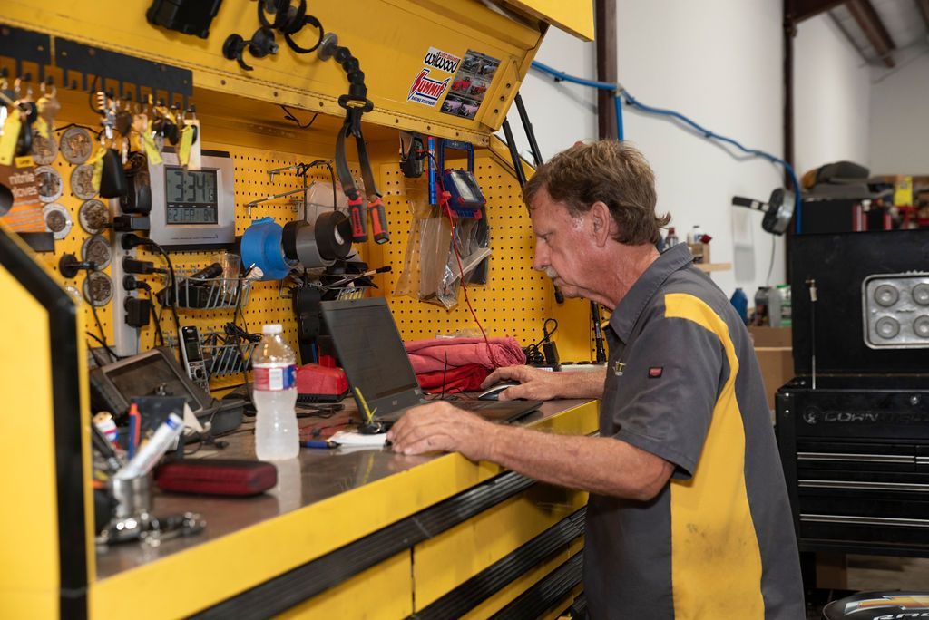 Around the shop at Orcutt Automotive in Corpus Christi, TX