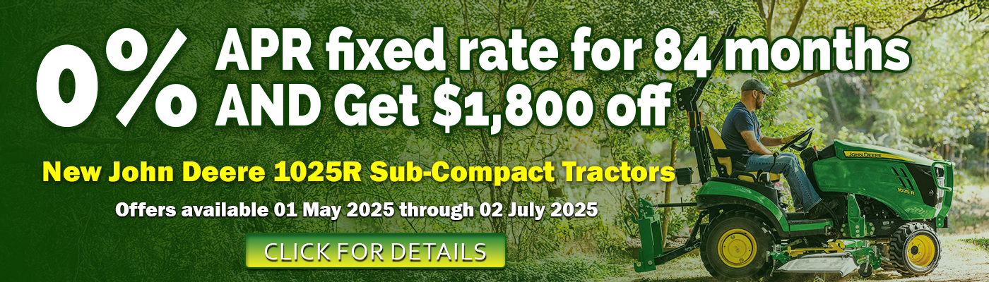 1025R 0% for 84 months