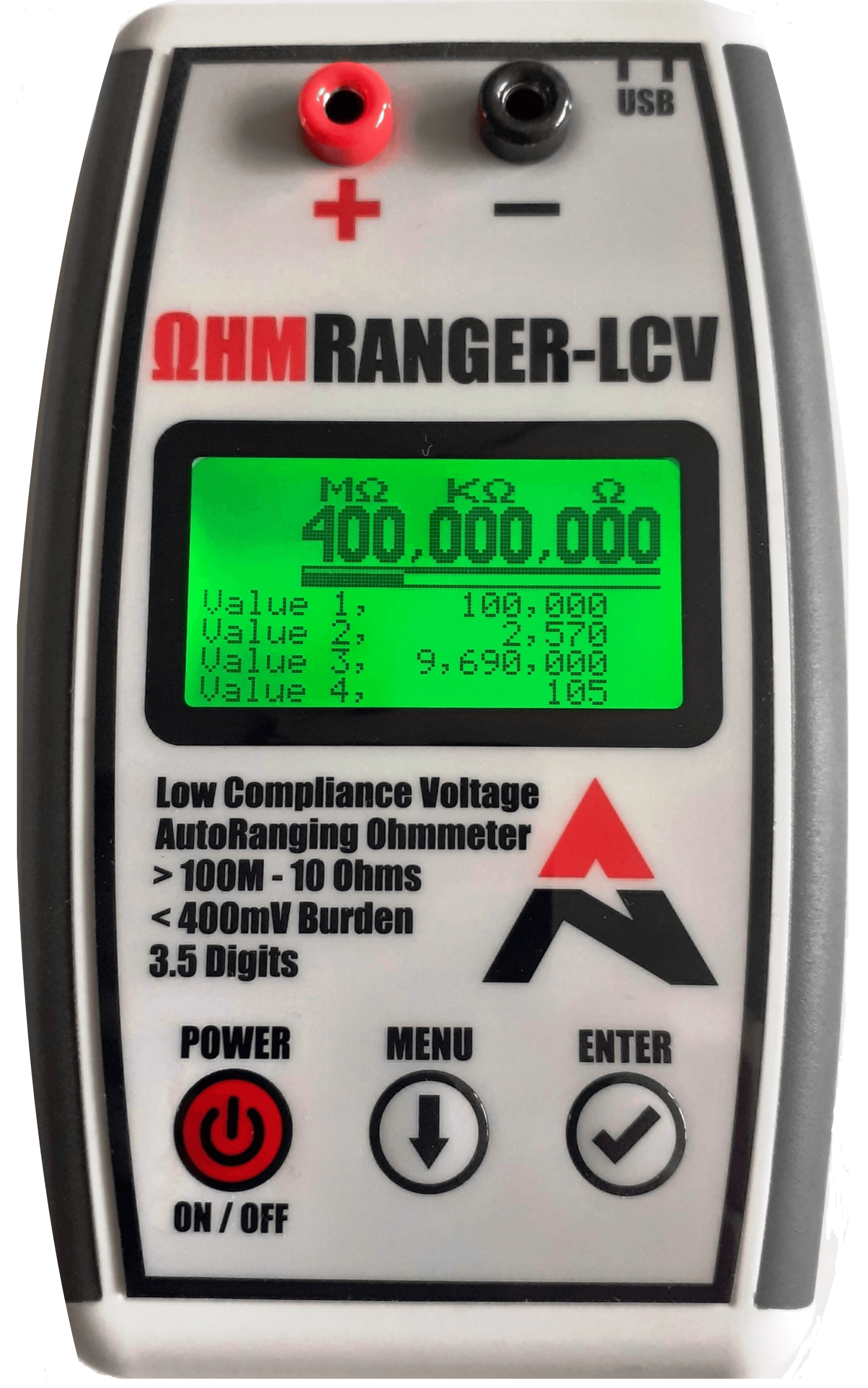 OhmRanger-LCV - AltoNovus' Low Compliance Voltage Ohmmeter