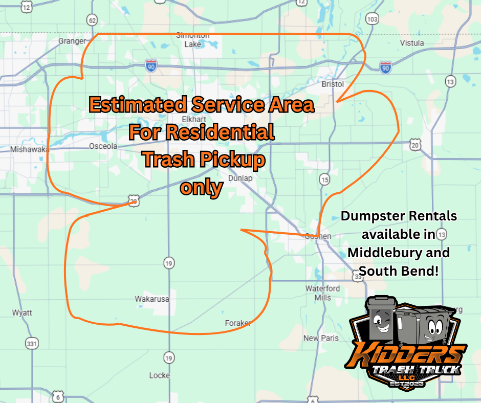 Map showing an orange outlined 