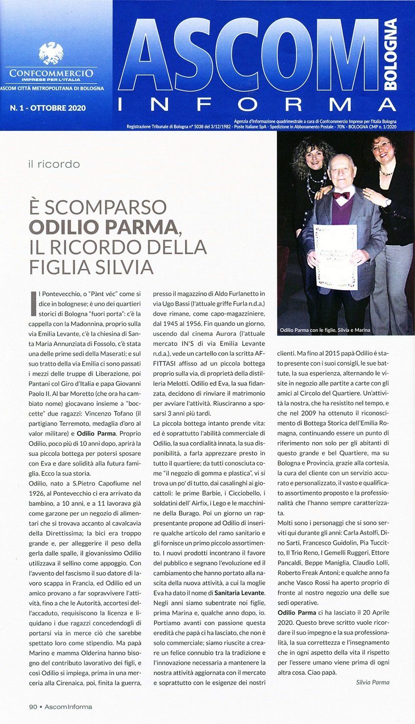 Articolo giornale sanitaria