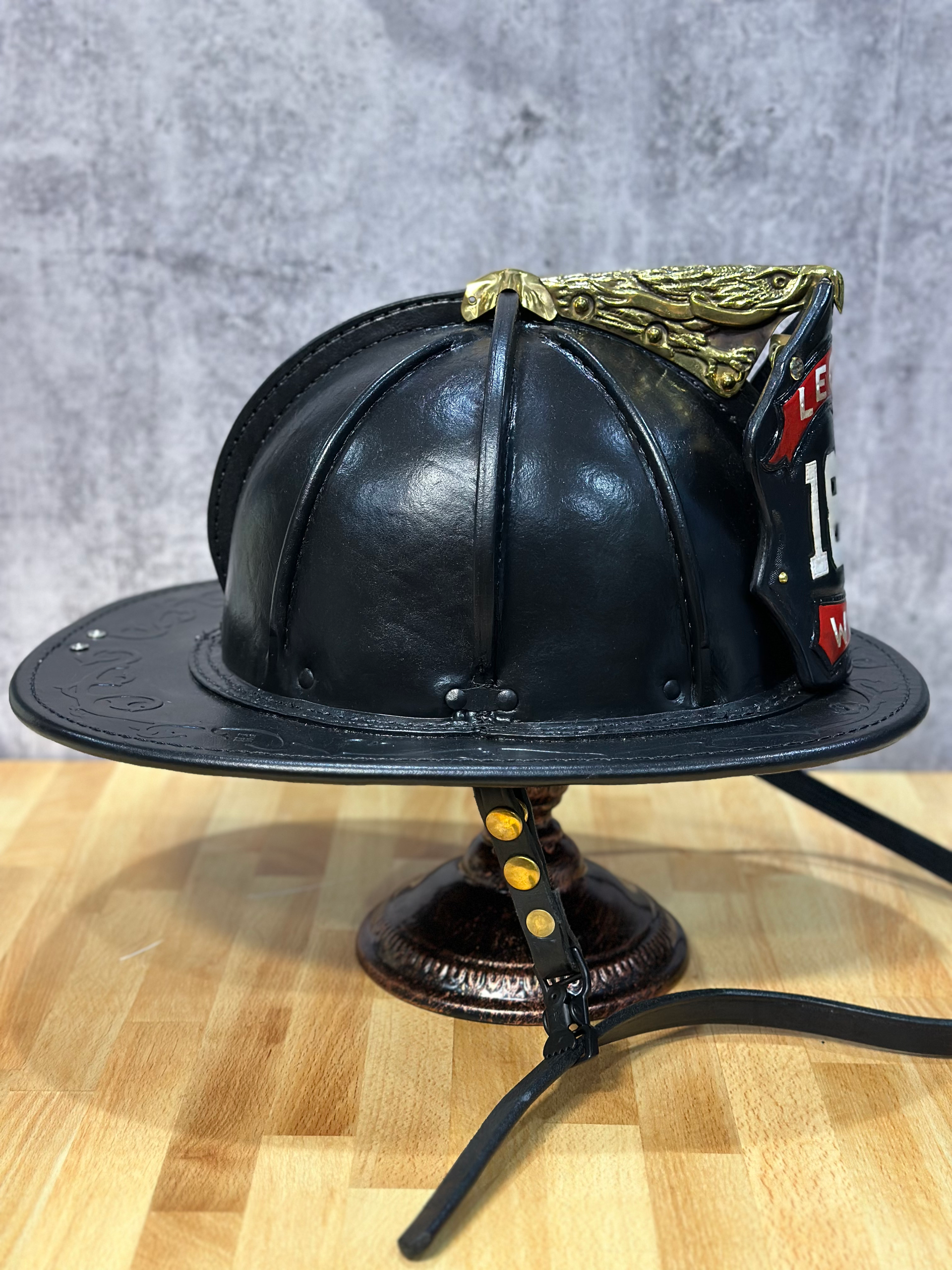 1866 Custom Helmet Side - West Coast Fire Helmets