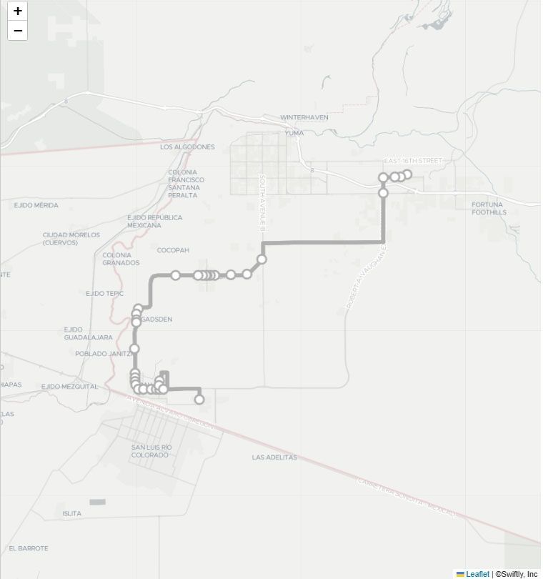 Silver 9 Route Map
