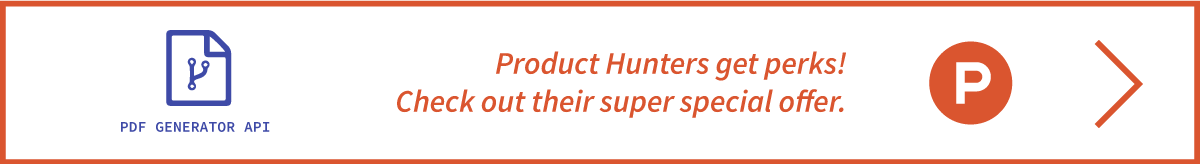 Product Hunt perks