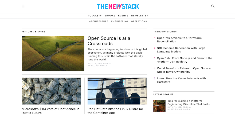 The new stack featured article open source cross roads may 7 2024