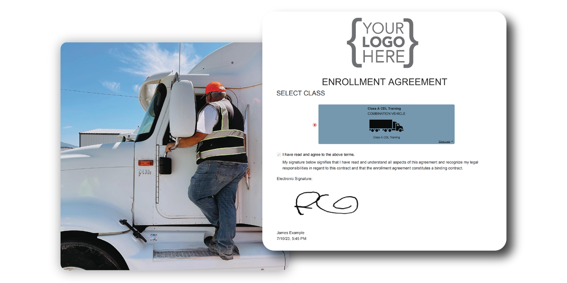 CDL School Registration Process