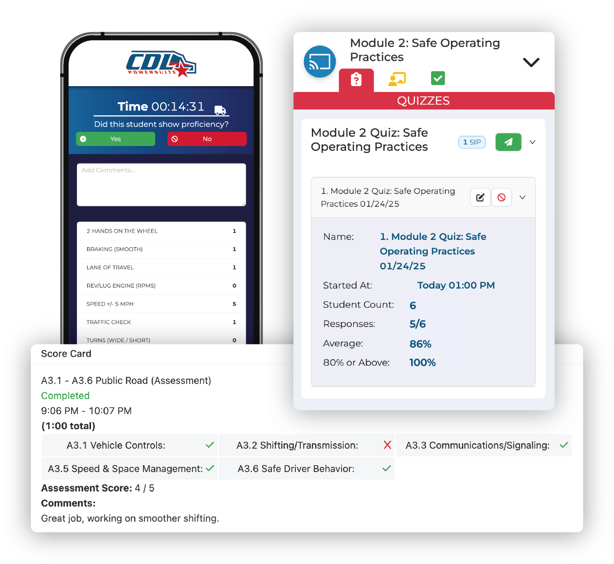 CDL Training App for Attendance