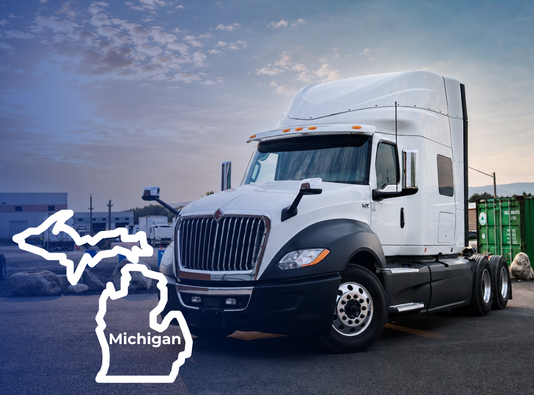 Close up of CDL Truck