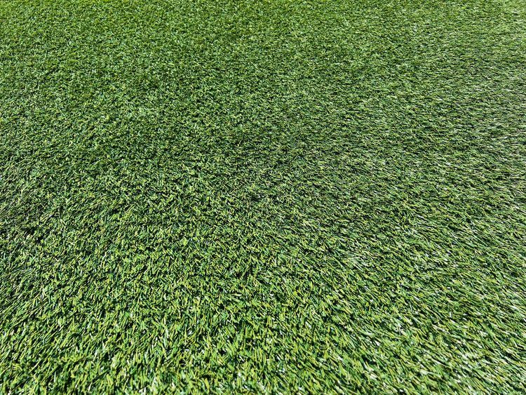 Las Vegas Event Flooring artificial grass samples showing the B25 selection.