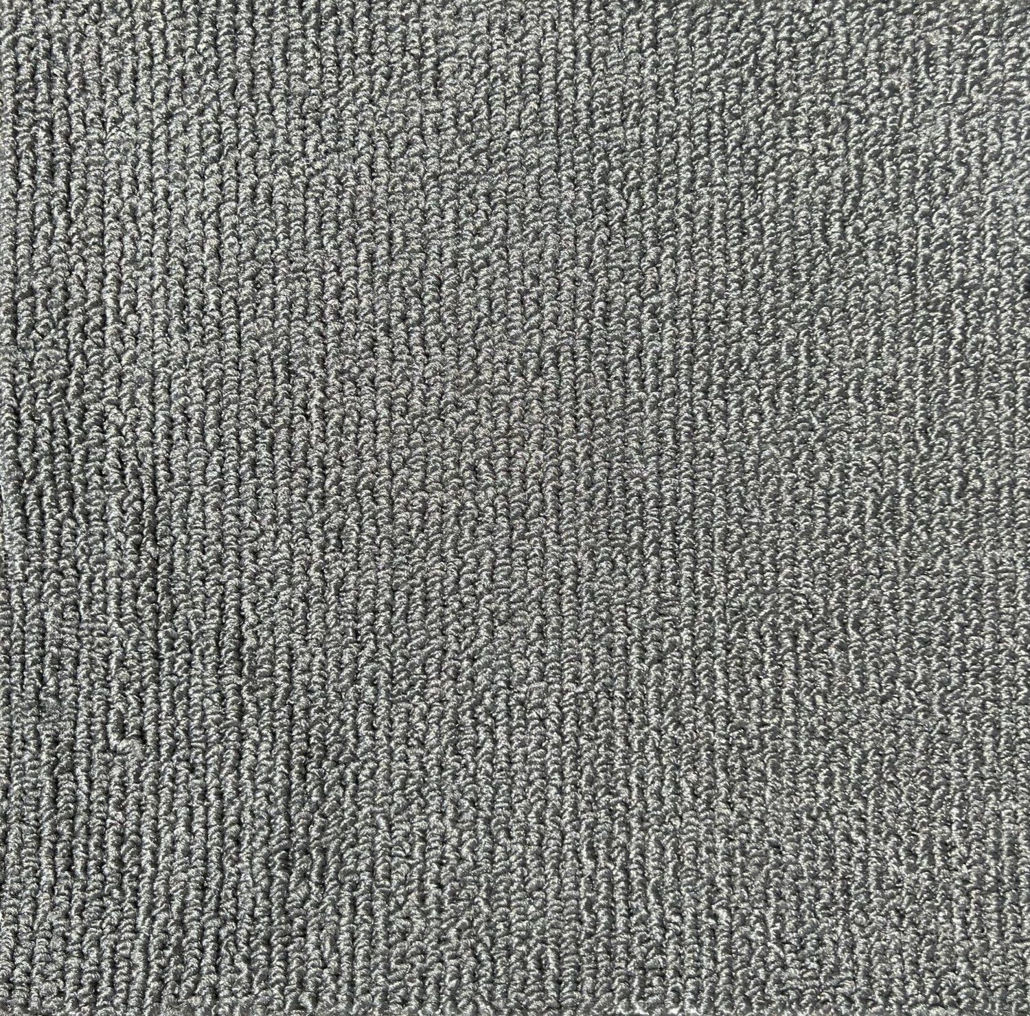 Las Vegas Event Flooring showing samples of Faux Sisal flooring in the grey color.