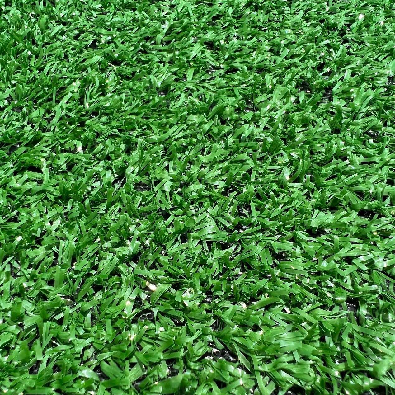 Las Vegas Event Flooring artificial turf samples showing the Show Turf selection in the green color.