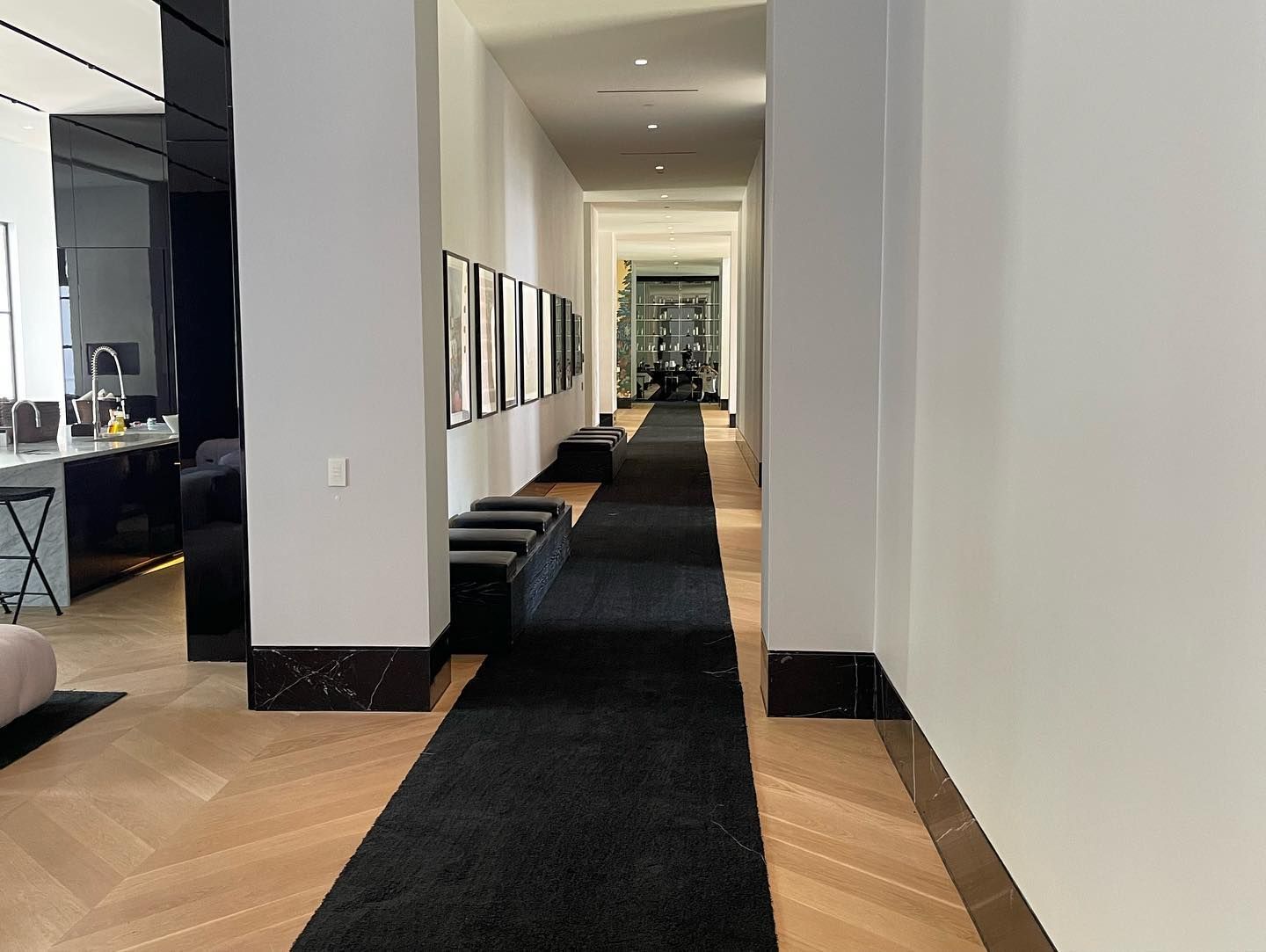 Las Vegas Event Flooring portfolio example showing hallway runners.