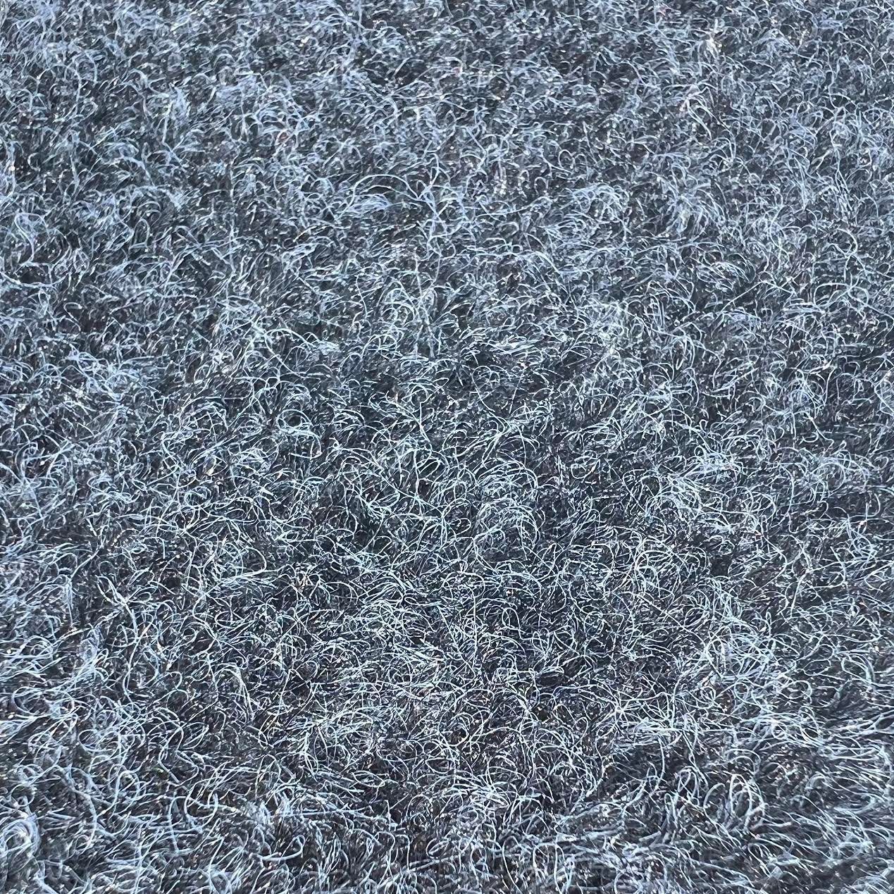 Las Vegas Event Flooring carpet samples showing the Velour Carpet model in the smoke color.