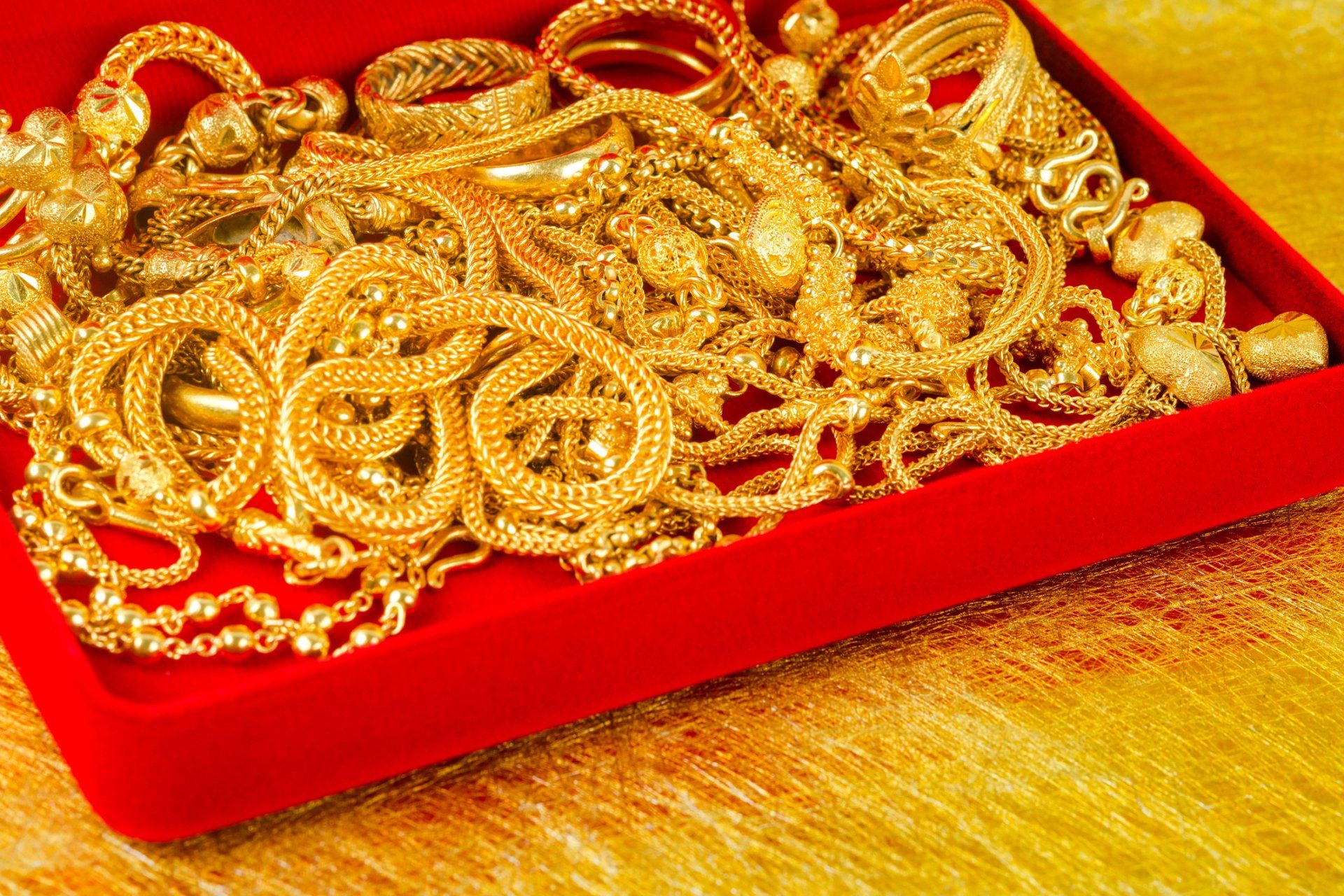 Box Of Gold Jewelries — Westford, MA — Countryside Trading